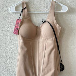 HONEYLOVE Women Boldness Tank Sand Color Shapewear | Brand New